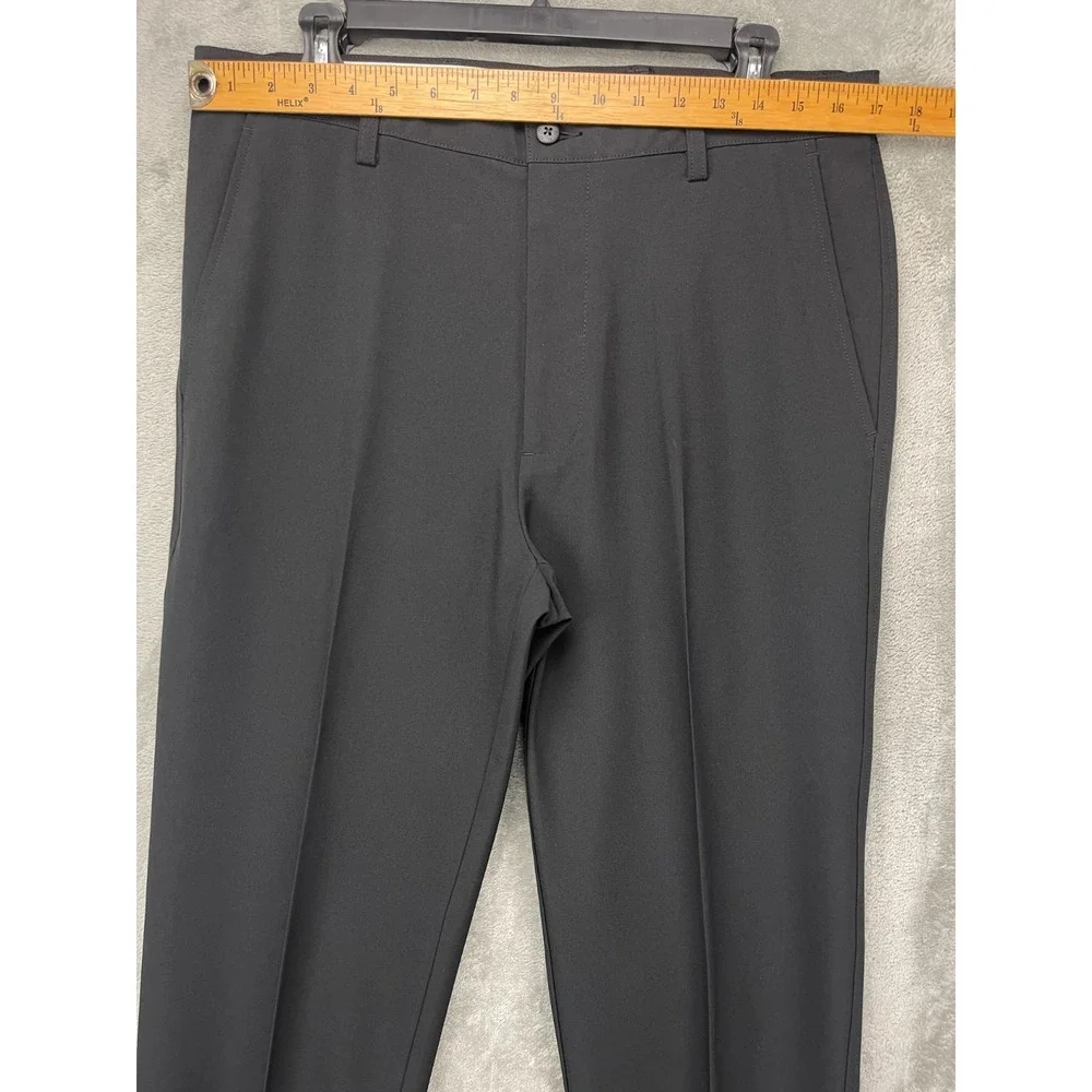 FootJoy Men's Pants Black Performance Golf 34x32‎ Chino Flat Front